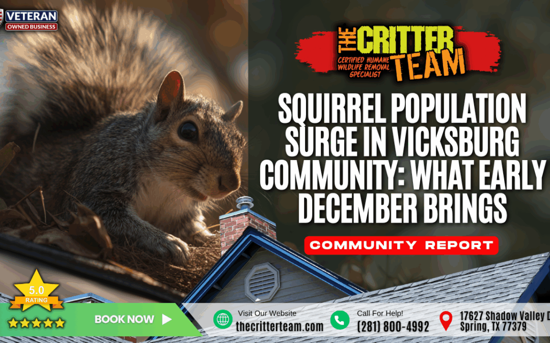 Squirrel Population Surge in Vicksburg Community: What Early December Brings